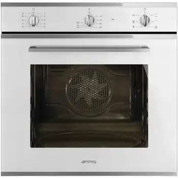 

Electric oven capacity 70 L multifunctional SF64M3V vented color downlight BiancoSMEG225.8