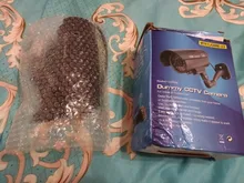 Cámara ficticia falsa CCTV seguridad al aire libre impermeable pato señuelo IR LED Flash wifi Led rojo maniquí cámara de videovigilancia