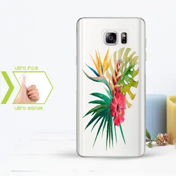 

Personalized Custom Samsung Galaxy Note 5 Slim Clear Silicone Phone Cover (Leaf Temalı-13)