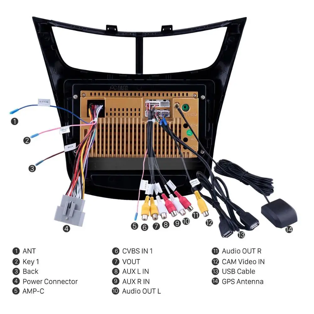 Lionet gps навигация для автомобиля Chevrolet Sail 2006-2011 9 дюймов RC1012X