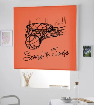 

Blind Iroa customizable/Court Basket! ROLLER BLINDS TRANSLUCENT! (ORANGE 100X175)