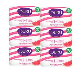 

Duru 1 + 1 cream soap мультипак, пробуждающее 6 PCs The 80g