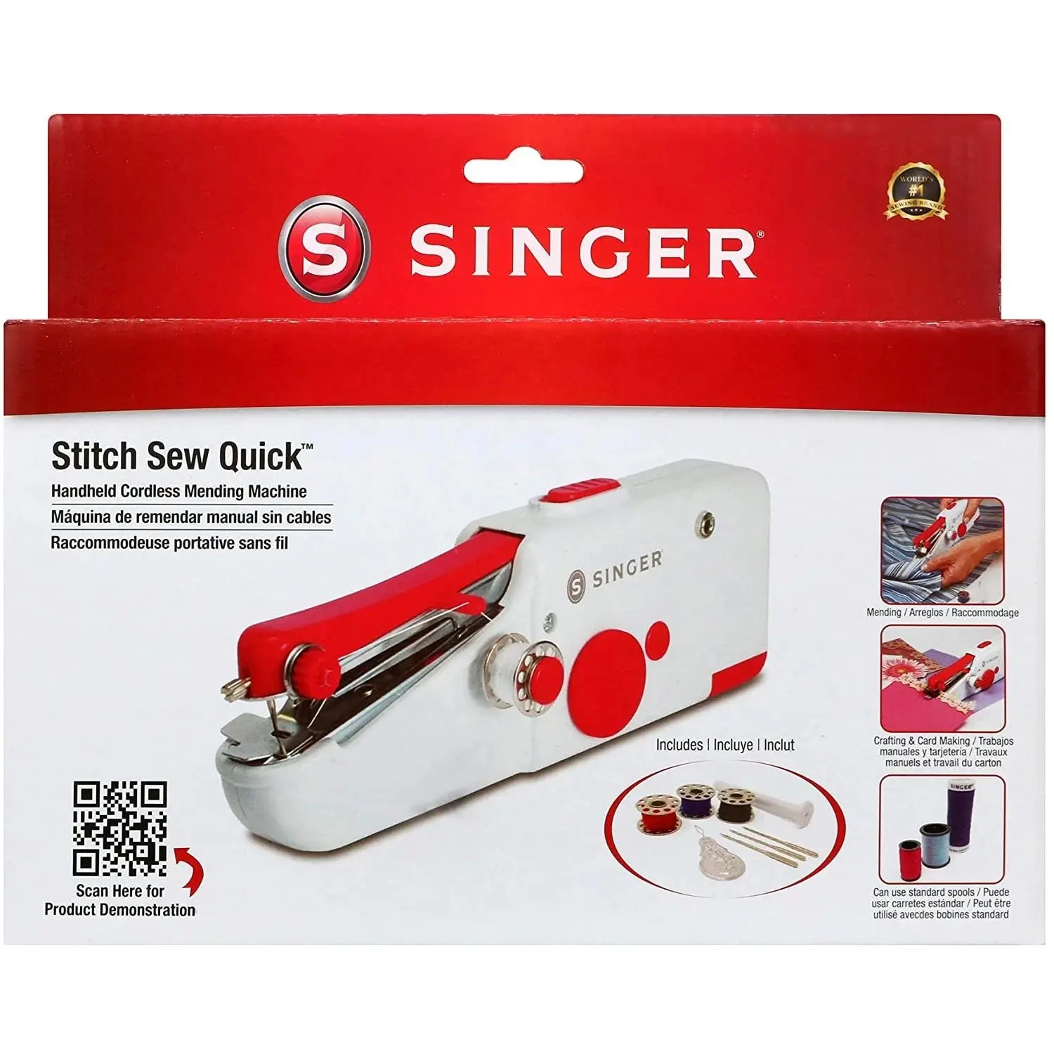 Handheld Sewing Machine, Mini Portable Electric Sewing Machine for Beginners Adult, Easy to Use and Fast Stitch Suitable for Clothes,Fabrics