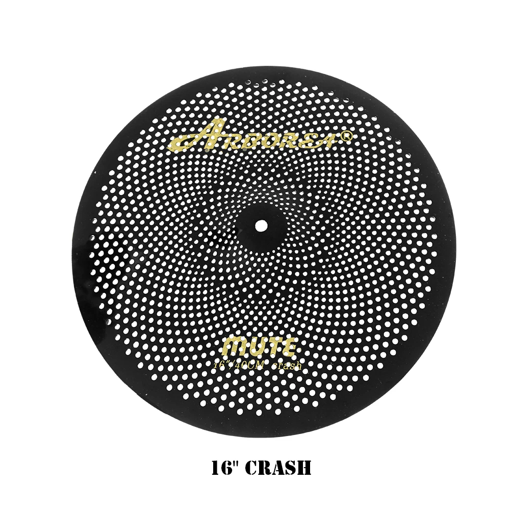 Low Volume Cymbal Set 5 PCS 14"Hihats+16"Crash+18"Crashride+20"Ride and Free Cymbal Bag & Gifted 6 pcs Felts