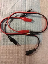 Alligator Clips Jack-Connector Power-Cable Crocodile-Wire Female 12V DC Voltage