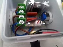 Controlador del motor de CA 220V 2000W regulador de voltaje oscurecimiento reguladores controlador de velocidad del Motor termostato voltaje electrónico regulador