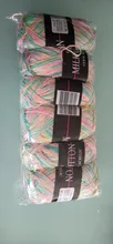 Wool-Yarn Scarf-Hat Sweater Craft Crochet Hand-Knitted Milk Warm Soft Baby Cotton 50g/pc