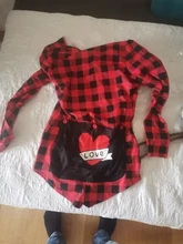 #35 nuevo bodi de la tela escocesa de la impresión mono de manga larga de las mujeres pijamas de corazón impresión de gran tamaño traje de mameluco боди женское