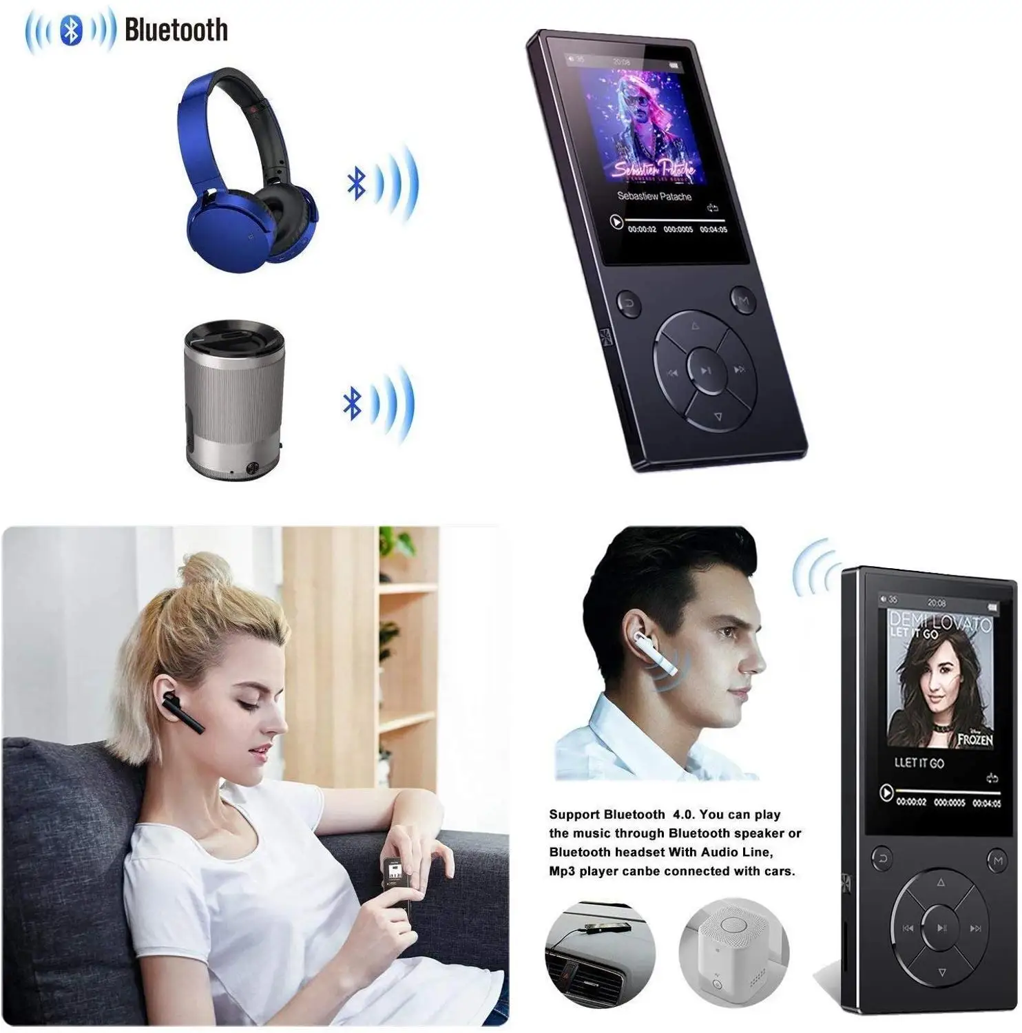 32GB Bluetooth5.0 MP3 Music Player Built-in