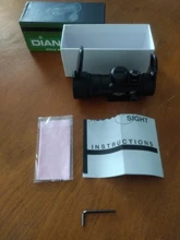 DIANA-Mira telescópica para rifle de caza, visor óptico táctico con punto verde y rojo ajustado a carril con alcance 2x40, 3x42, 3x44, 1x40 para 11/20mm