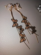 Pendientes clásicos de mariposa de circón para mujer, pendientes no perforados de oro de lujo para boda, aretes llamativos, Clips para las orejas, joyería