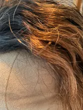 ALICE-pelucas de cabello humano rizado con malla frontal, cabello con cierre superior de cuero cabelludo de 150% de densidad, no Remy