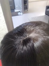 Halo Lady Beauty-flequillo de aire para mujer, cabello humano brasileño con Clip, flequillo, transparente, no remy, peluca de cabello de repuesto