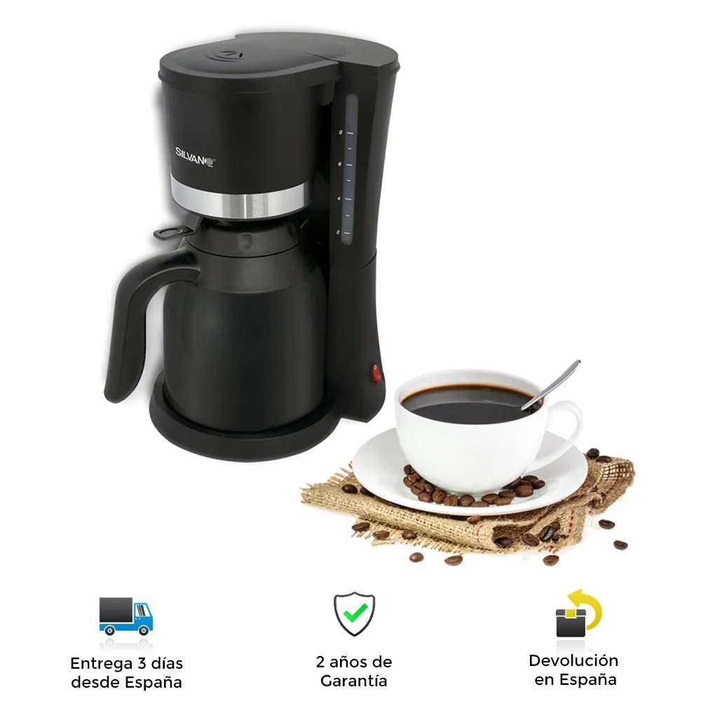 electrica, goteo, termo, 1L, filtro extraible, lavable, deposito, rapida, portatil, cafe, cocina, cafetera|Cafeteras| - AliExpress