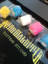 Vendaje desechable para tatuaje, cinta de vendaje elástico autoadhesiva, accesorios de maquillaje permanente, 1/6/10/20 piezas