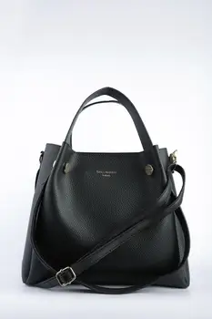 

Made handbag Shopper Black
