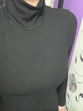 Short-Dress Wear Tight Long-Sleeve High-Collar Sexy Black Mini Sports Womens Summer