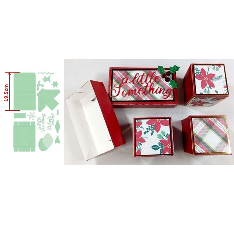 

Gift Card Box Exploding Presents Die Set Metal Cutting Dies Stencils for DIY Scrapbooking Paper Cards Craft Making New 2019