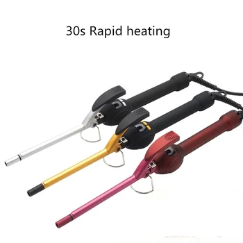 

Professional curling iron Ceramic curling wand roller beauty styling tools With LCD Display 9mm Hair Curler