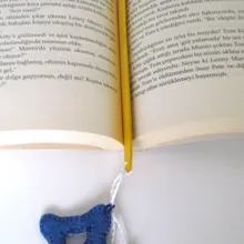 Pafuli ручной работы войлочный книжный светильник темно-синий-D