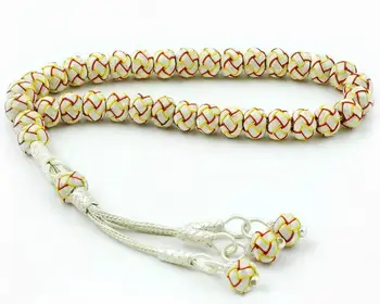 

Handmade Yellow Red Braid Trabzon Kazaziye Rosary (Tasbih) Fashion Turkish Premium Quality Handmade Jawelery