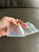 Caja de almacenamiento de plástico con 20 ranuras para broca de uñas, contenedor de cortadores para manicura, accesorios para uñas, herramienta artística