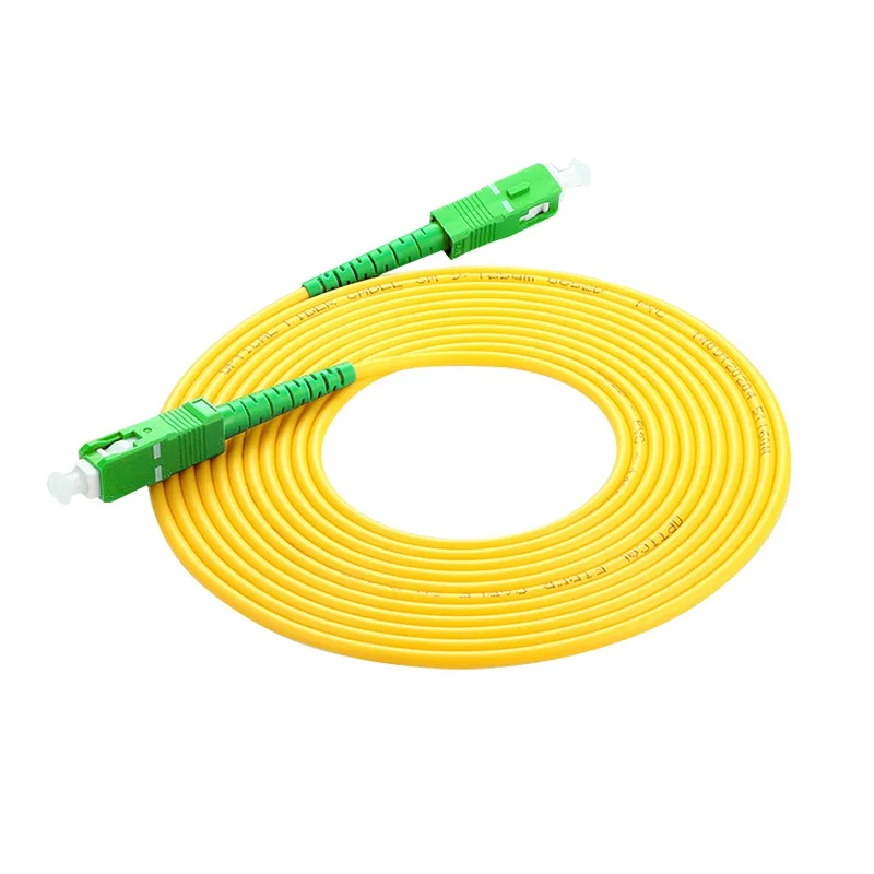 10PCS SC Singlemode Fiber Optic Patch Cable SC APC SM 2.0mm 3.0mm 9/125um FTTH Fiber Patch Cord Optical Fiber Jumper 3m 5m 10m