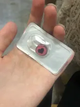 2 unids/par Rosa lentes accesorios de anime de lentes de contacto de Color lentes de Color ojo póngase en contacto con Lenases Yealry UYAAI Anime cosplay