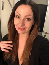 Pelucas de cabello humano brasileño Remy, pelo con parte en U ombré, Rubio degradado liso, medio abierto, color negro, 180%