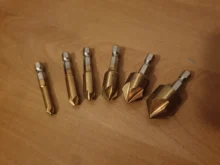 Drill-Bit Chamfering Cutter Countersink Wood HSS Hex-Shank-90-Degree 3pcs 6pcs 6mm-19mm