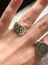 Anillo de sol Vintage para mujer, anillo Punk con cara de Sol para parejas, joyería gótica exagerada, anillo brillante Retro