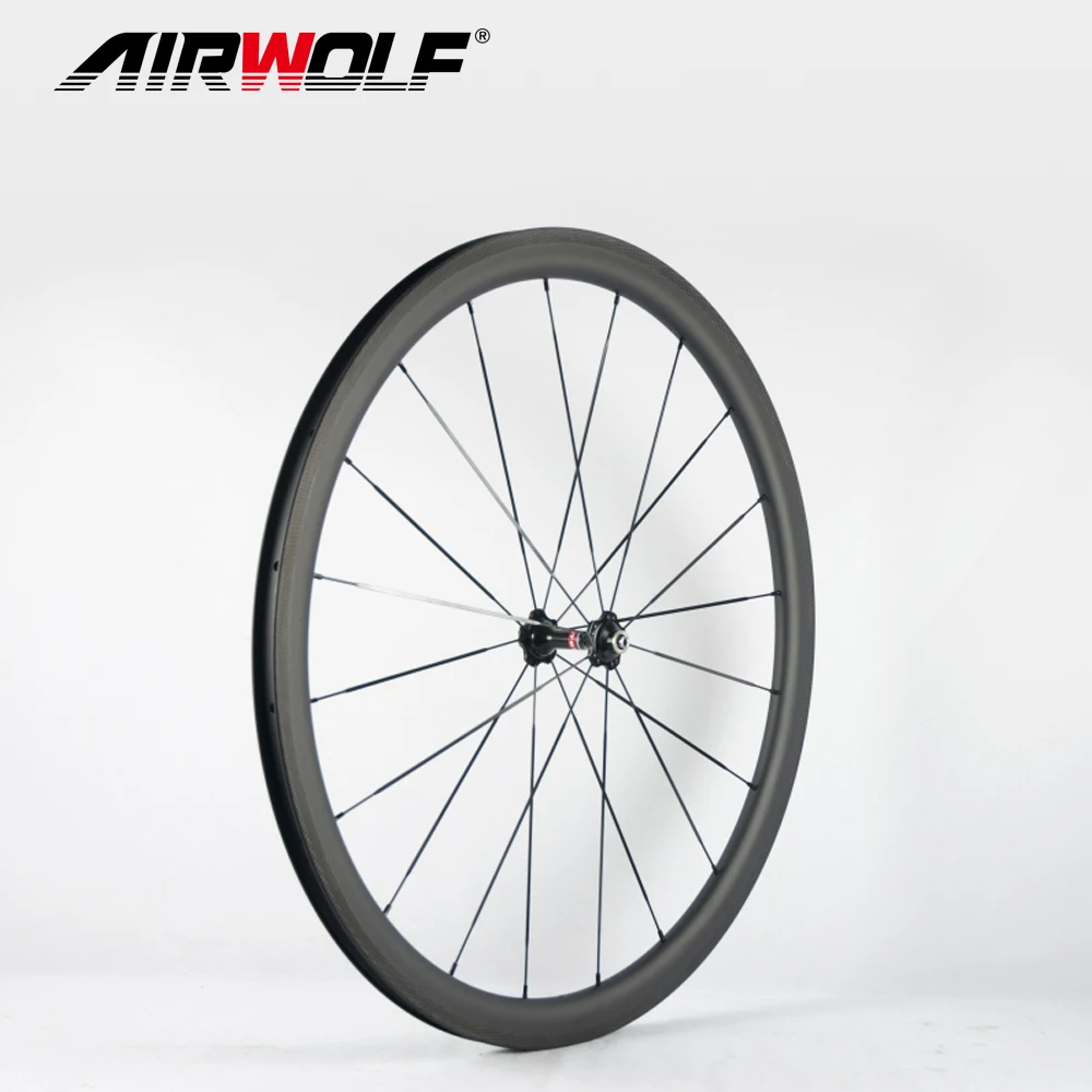 

700C road bike Carbon Wheels with R36 carbon hubs height 38mm Tubular Clincher Super Light Carbon Wheelset