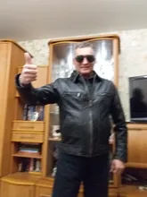 Chaqueta de cuero de vaca para hombre, abrigo de piel de vaca, grueso, de calidad, Estilo vintage, regalo, envío gratis