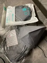 Mascarillas FFP2 KN95 de 5 capas con filtro, máscara respirador FFP3 reutilizable, Color Negro, Rosa, antipolvo, 5-200 Uds.