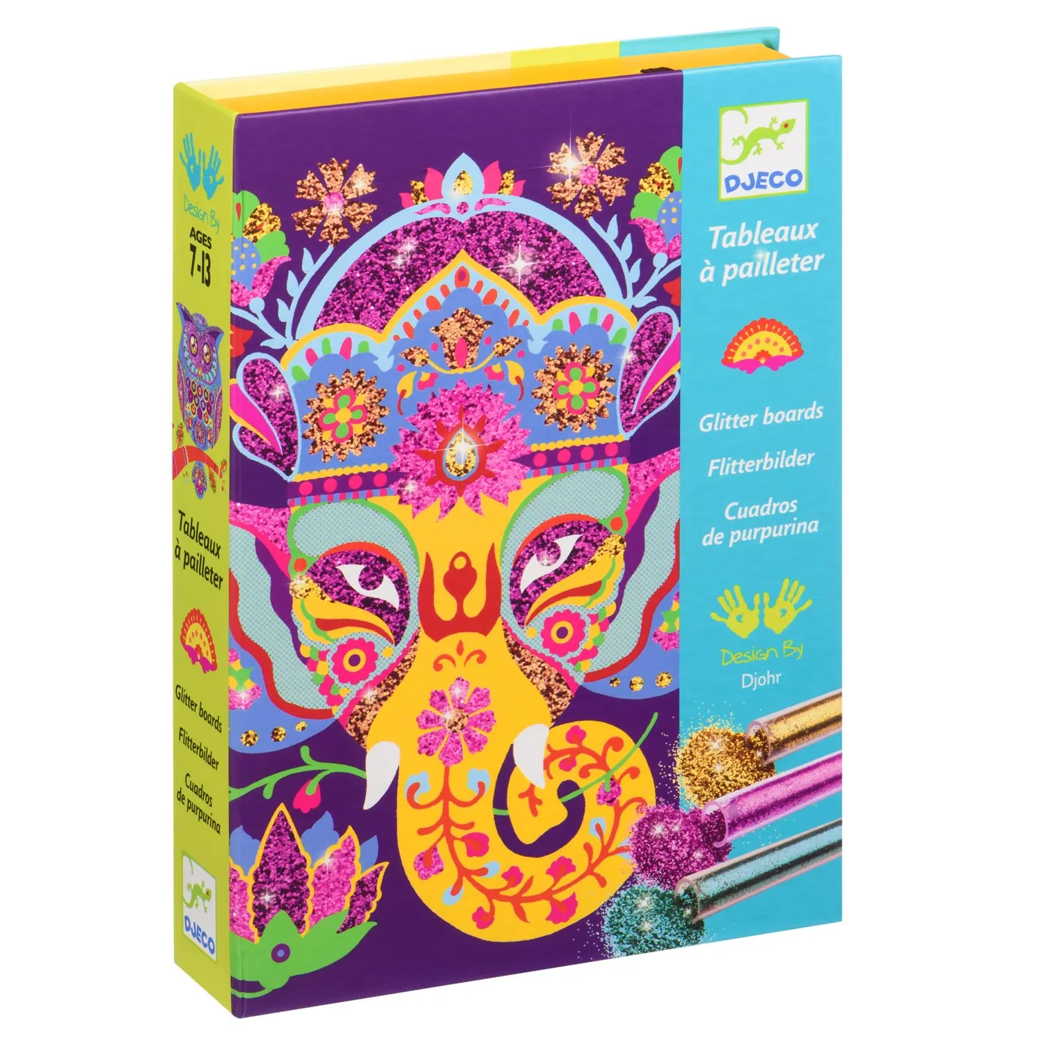 Set for creativity Djeco coloring shiny animals 09502 | Канцтовары для офиса и дома