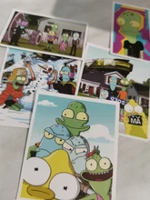 50 Uds de dibujos animados Solar opuestos temporada pegatinas monopatín DIY teléfono guitarra portátil equipaje clásico Graffiti Cool etiqueta juguete de niño