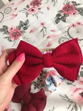 Conjunto de 3 unidades de lazos florales para bebé, diadema de lunares con lazo, diademas de algodón para niña, accesorios para el cabello para niña