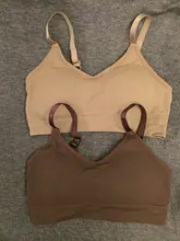 Sujetador deportivo sin costuras para mujer, Top de Fitness para Yoga, Copa A-D, negro y blanco, Top corto de gimnasia para correr