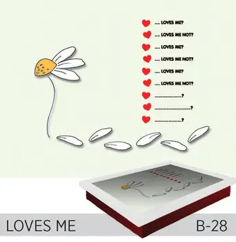 

Funny Design Knee Pad With Tray - Loves Me