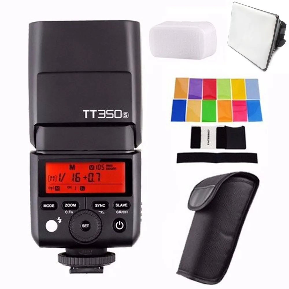 Беспроводная вспышка Godox TT350S 2 4G HSS 1/8000s TTL GN36 для Sony A9 A7 III A7R3 A7R A7S A6500 A6400 |