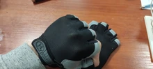 CoolFit-Guantes de ciclismo para hombres y mujeres, prendas de manos antideslizantes a medio dedo para bicicleta y deportes, transpirables y anti choque, nuevos