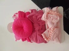 3 unids/set Color sólido nailon suave cinta elástica para la cabeza del bebé arcos anudada recién nacido bebé niña diademas para el cabello accesorios niñas Haarband