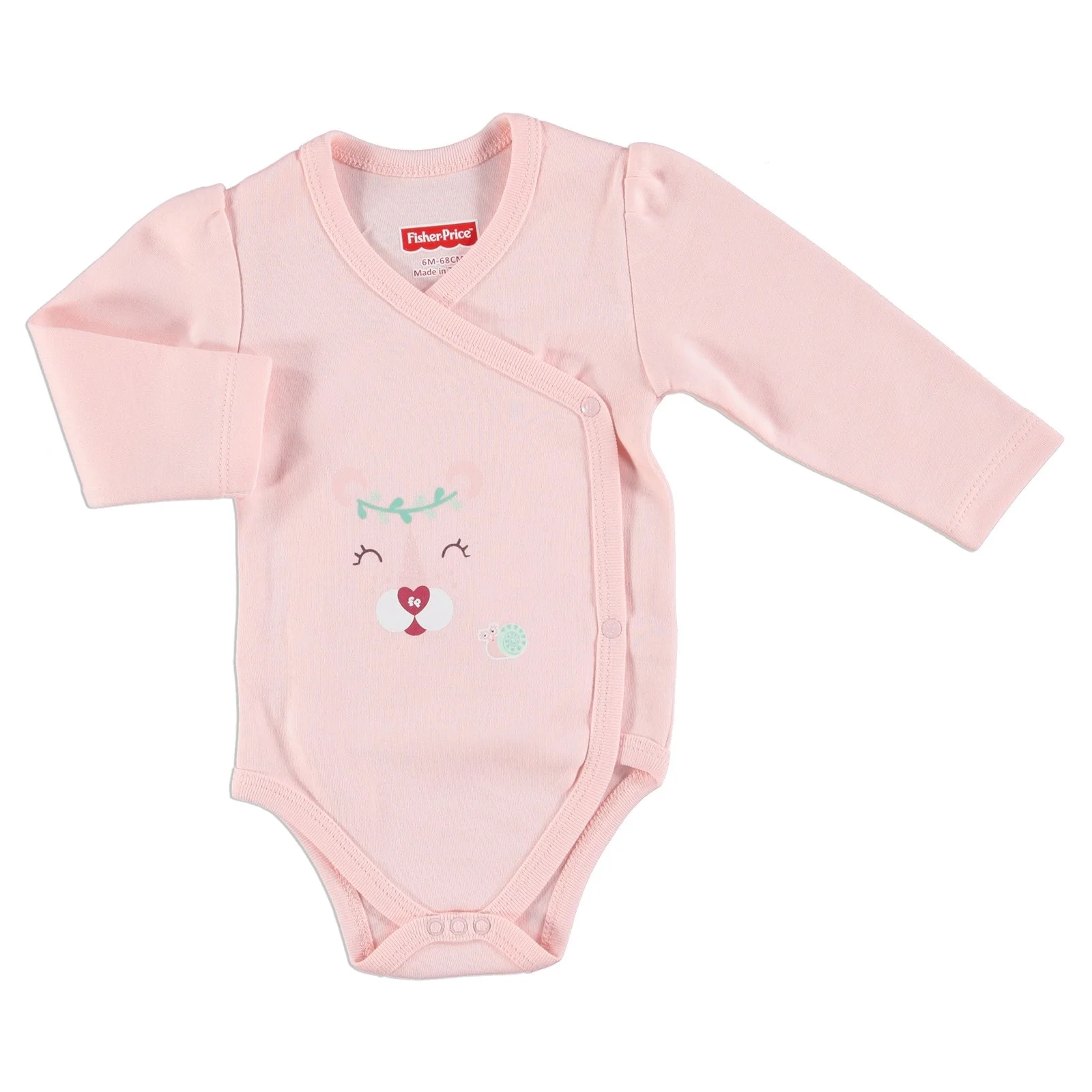 

ebebek Fisher Price Cute Pompoms Baby Girl Long Sleeve Bodysuits