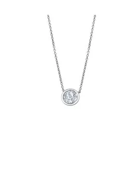 

Silver necklace with SWAROSKI