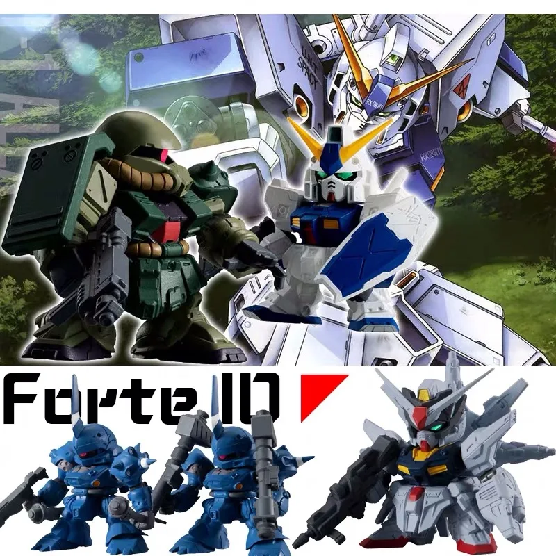 

Original Bandai Gundam Gashapon Model senshi forte 10 mini Action Figure Toys Figurals Model Brinquedos