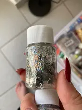 Láseres holográficos de resina epoxi para Festival, plata, brillo grueso, hexagonal, corazón, número, letras, lentejuelas, 10g por