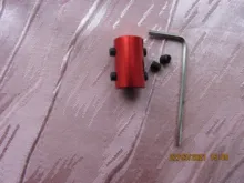 Acoplador de eje rígido de aluminio, acoplador de Motor de acoplamiento rígido de 2mm/3mm/3,17mm/4mm/5mm/6mm/6,35mm/7mm/8mm/10mm