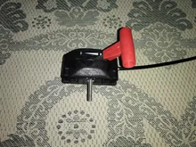 Palanca de estrangulación de aleación de 142cm y 56 pulgadas, cortacésped, interruptor de Cable de acelerador, Kit de manija de Control para cortacésped, herramientas de jardín