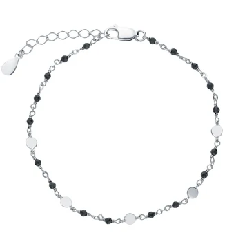 

Silver Bracelet with spindles synthetic sunlight sample 925