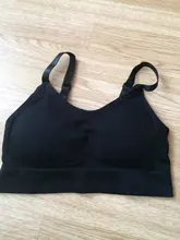 Sports-Bra Vest Back-Padded Gym Fitness Seamless Workout Push-Up Running Women Shockproof